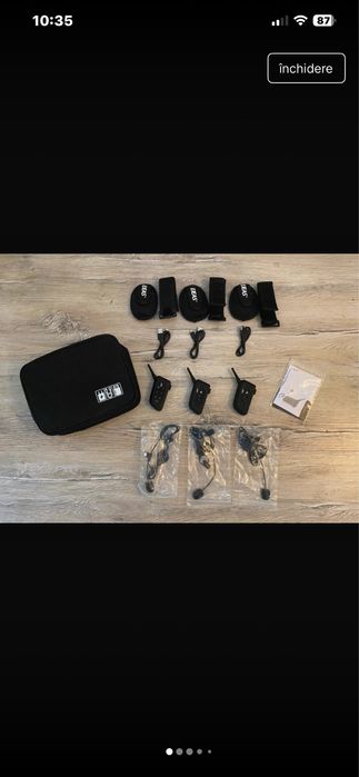 Sistem comunicare audio Ejeas 2x V6 Pro + 1x V4 Plus