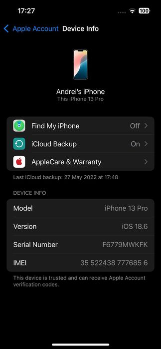 iPhone 13 Pro 128GB • Ca nou • Fără zgârieturi • Predare Cluj-Napoca