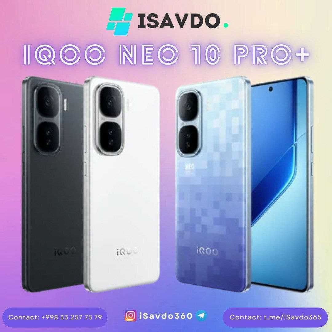 iQOO NEO 10 Pro+ (Oldindan to`lovsiz | Без предоплаты) (Рассрочка)