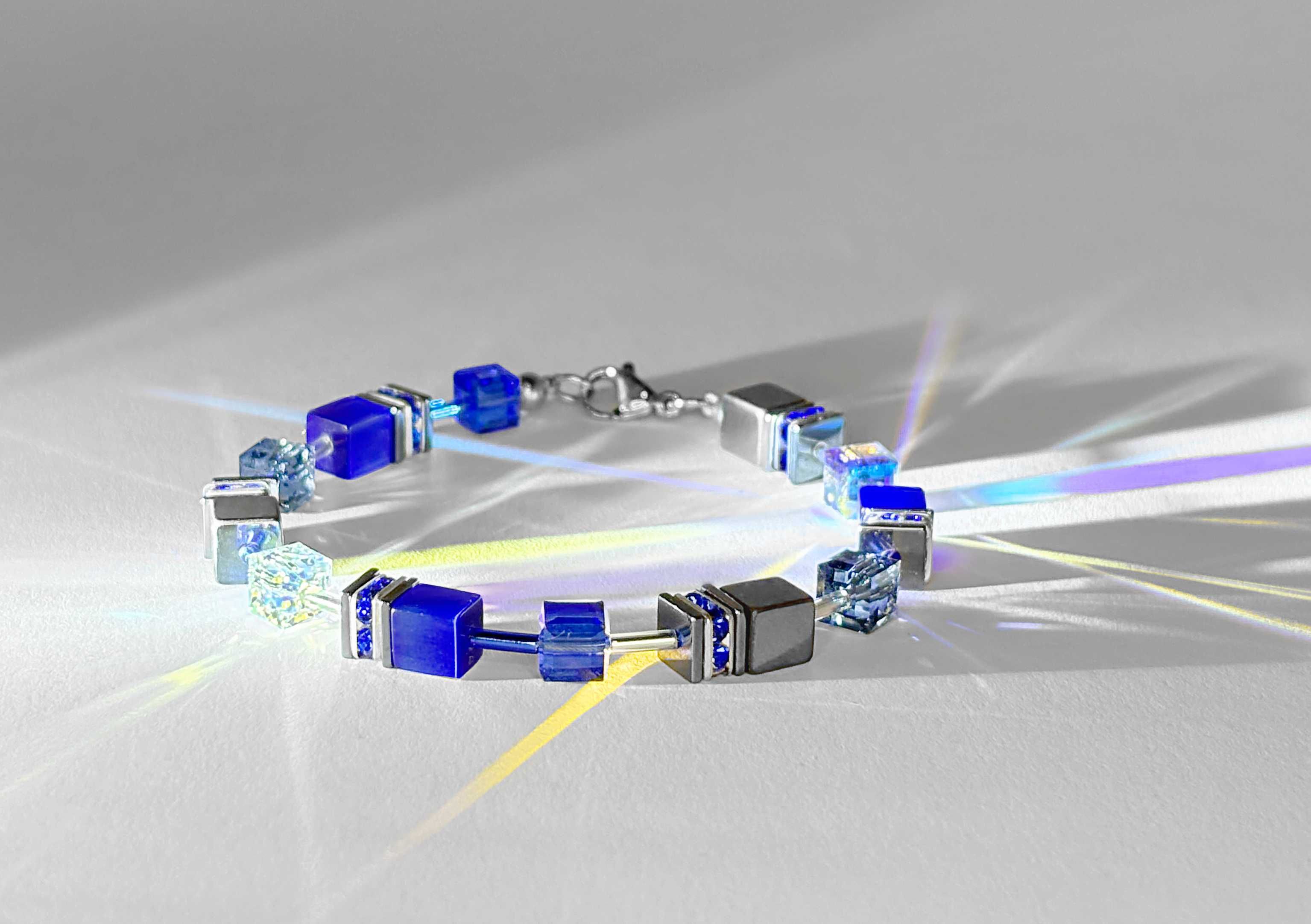 гривни от мъниста куб котешко око кристави сваровски swarovski - опции