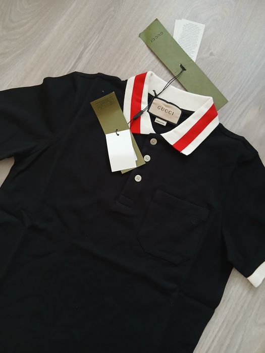 GUCCI -  Мъжка Поло тениска