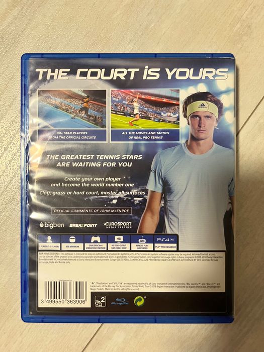 Tennis World Tour за ps4
