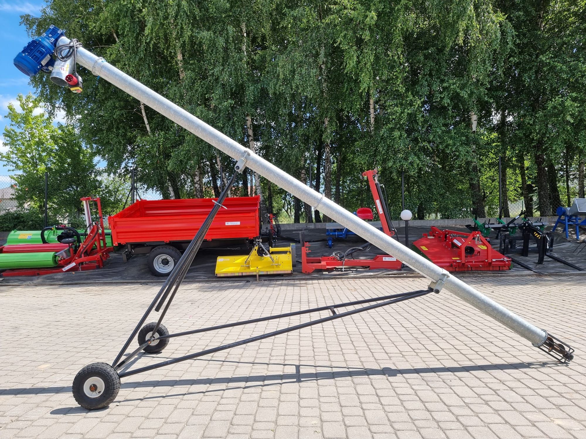 Snec pentru cereale / Snecuri 4-12M fi 110 / 140 / 160 zincat RODA