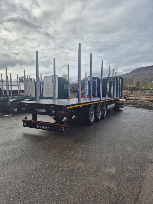 Semiremorca Pavic..transport forestier..lemne..bustean