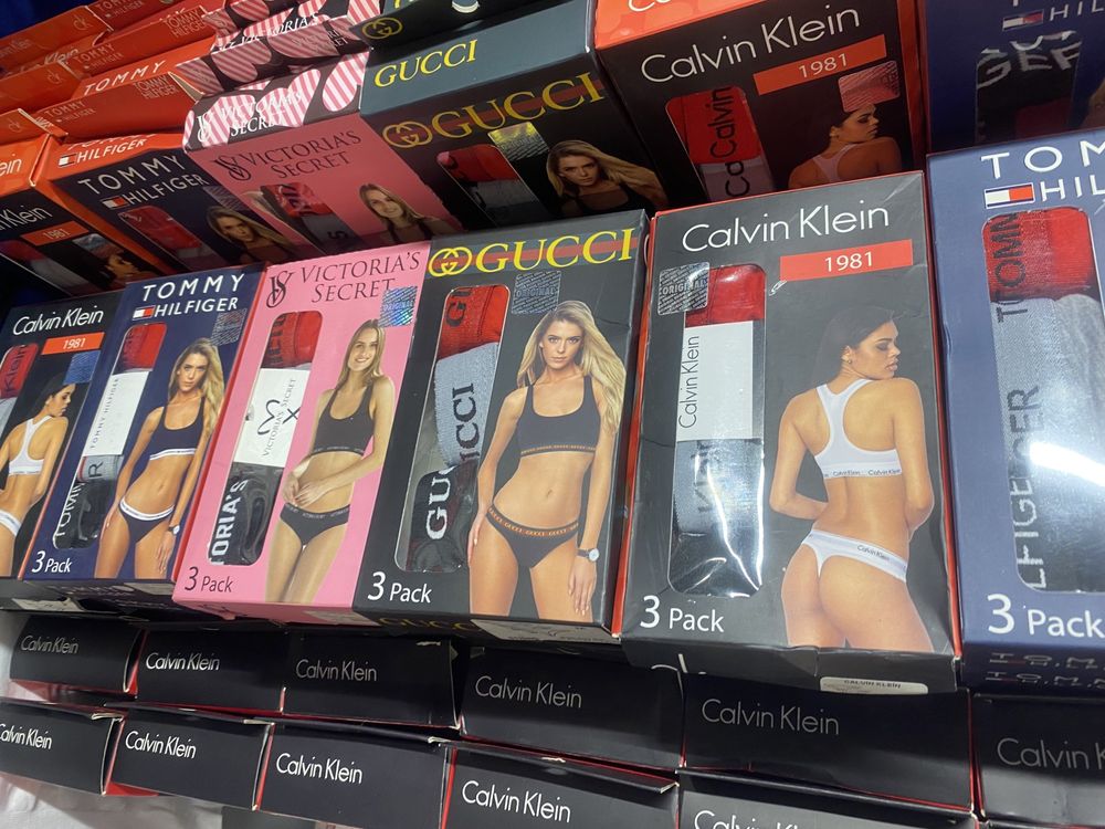 Chiloti tanga tommy calvin victoria hugo vesace 3 pe set