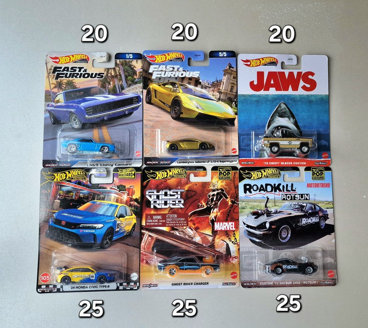 Премиум модели, RLC на Hot wheels и Matchbox, Pop Race, Mini GT