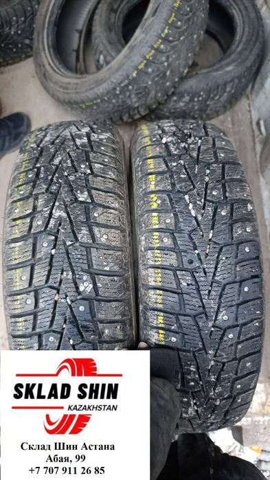 Зимние шины (липучки, шипы) б/у 215/60/17 Европа / Япония