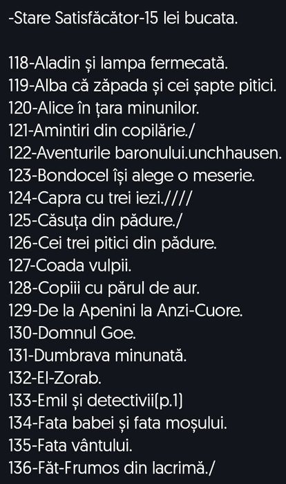 Vând/Schimb diafilme vechi cu povești-35 lei-FB/25 lei-B/15 lei-S.