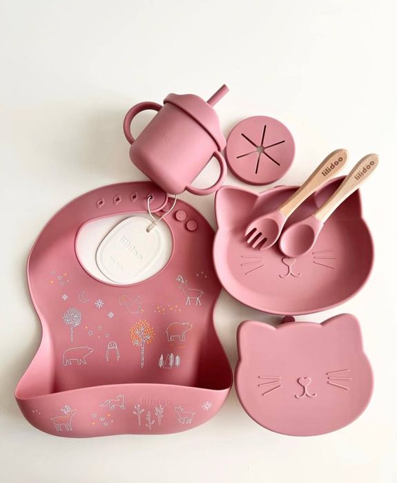 Bolalarni ovqatlantirish uchun BPA FREE silikon idishlari