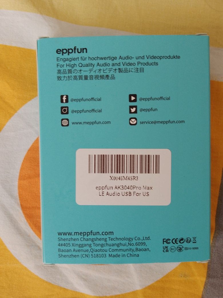 eppfun AK3040Pro Max LE Audio aptx adaptive lossless