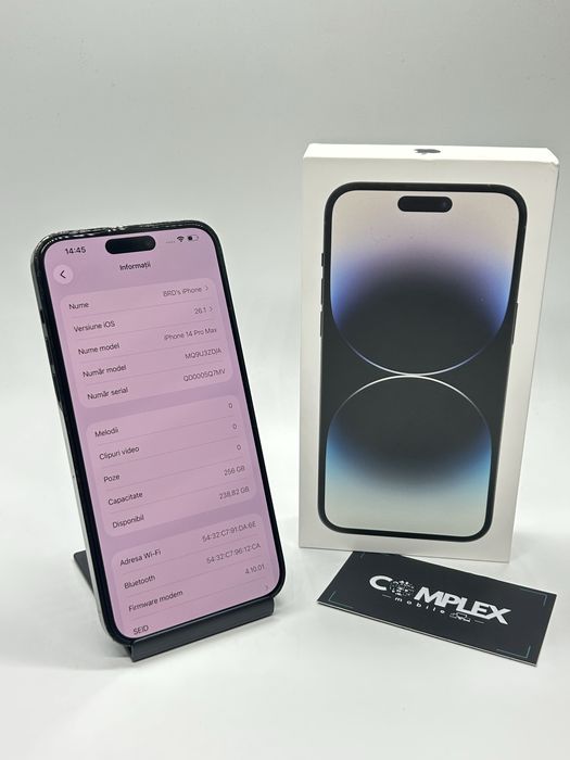 iPhone 14 PRO MAX - 256GB - Graphite + Garantie