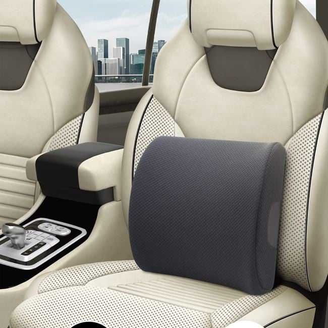 Perna pentru sprijin lombar din spuma cu memorie pentru masina