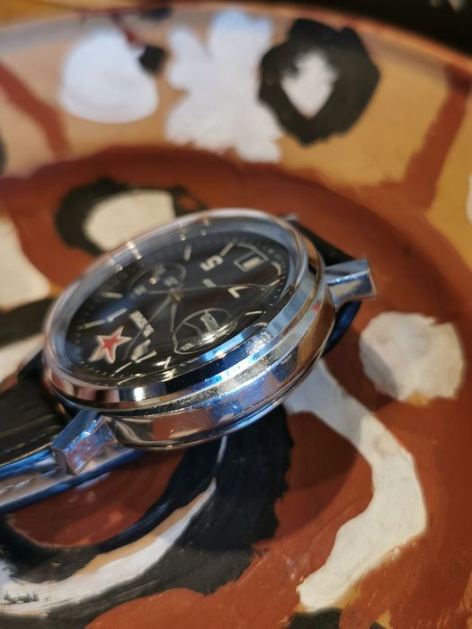 Ceas BPEMR Timp vremya chronograph 3133 Poljot