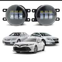 Светодиодные LED противотуманные фары ПТФ Toyota Camry Тойота Камри