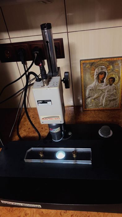 Trichineloscop Profesional – JVC + Sistem Optic Complet