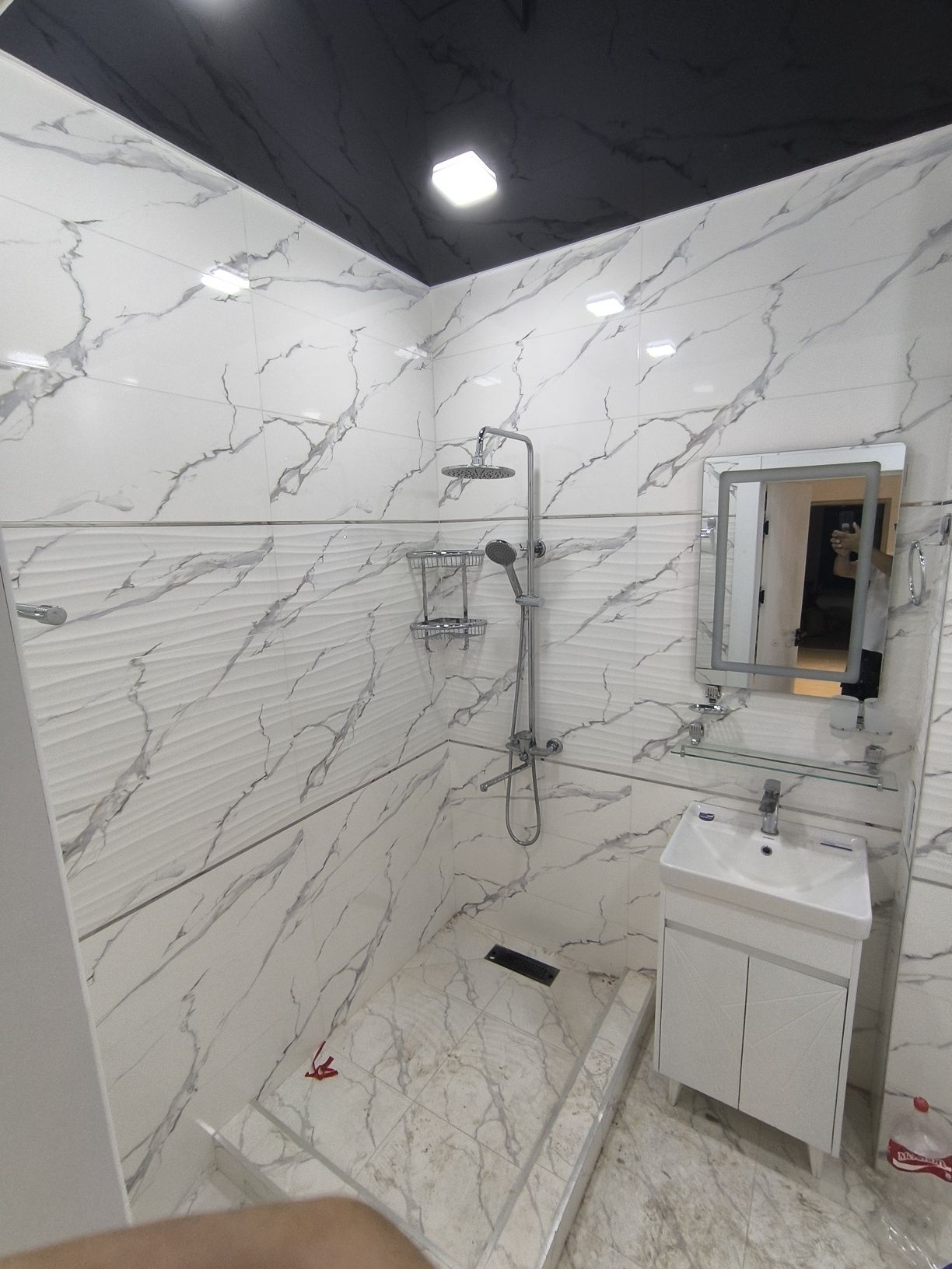 Новостройка 1 ком. Сергели 1. 40м² Евро ремонт.не торец. 5/7 кирпич