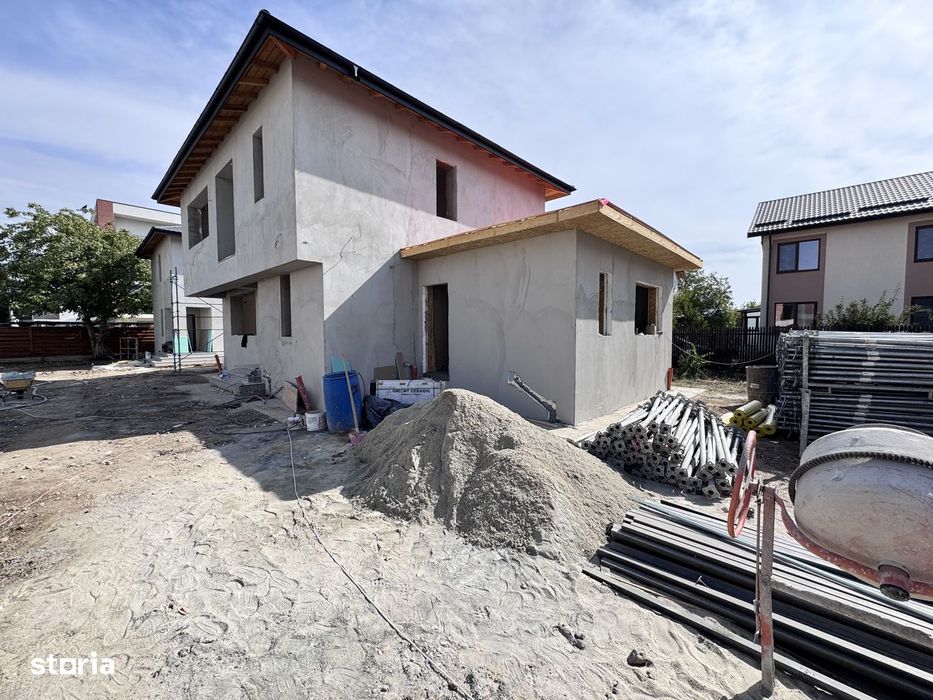 Casa individuala P+1+Pod. 5 cam. Util 160mp. Teren 390mp