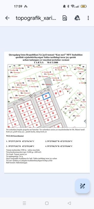 4 соток углавой жер план