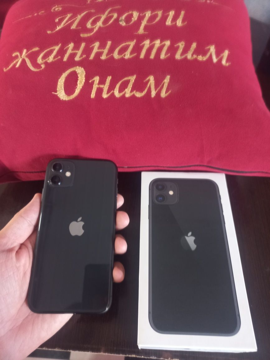 iPhone 11. 64GB  100% radnoy emkoct 74