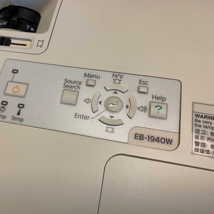 Videoproiector profesional Epson EB-1940W, 4200 lumeni, 3000:1
