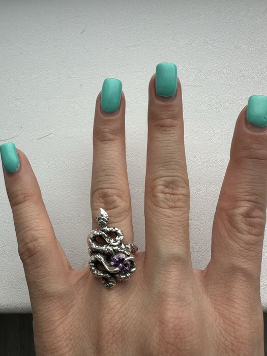 Inel Argint lucrat manual