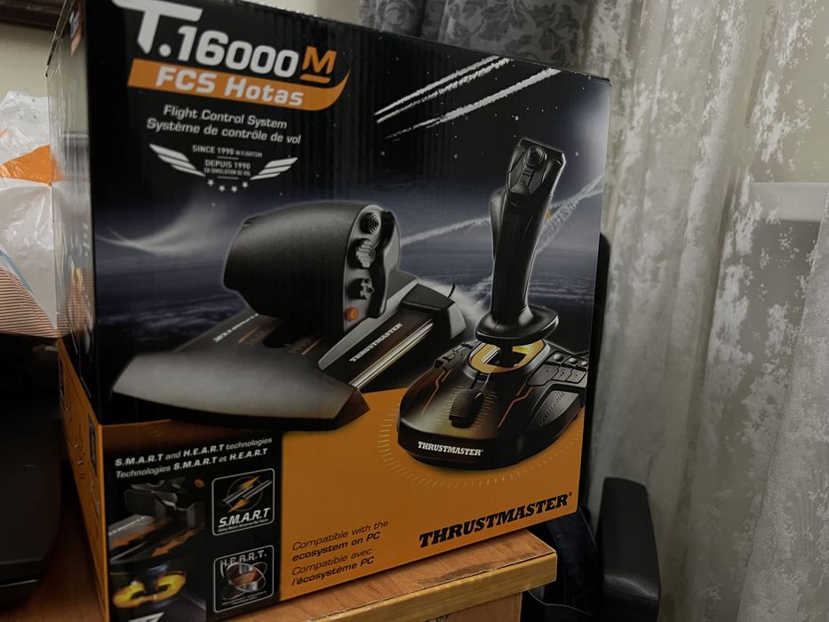 Джойстик ThrustMaster T-16000M FCS HOTAS черный