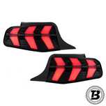 Stopuri LED compatibile cu Ford Mustang V Smoke Design Semnalizare Dinamica