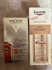 Vichy vitamin c; Eucerin Anti-Pigment