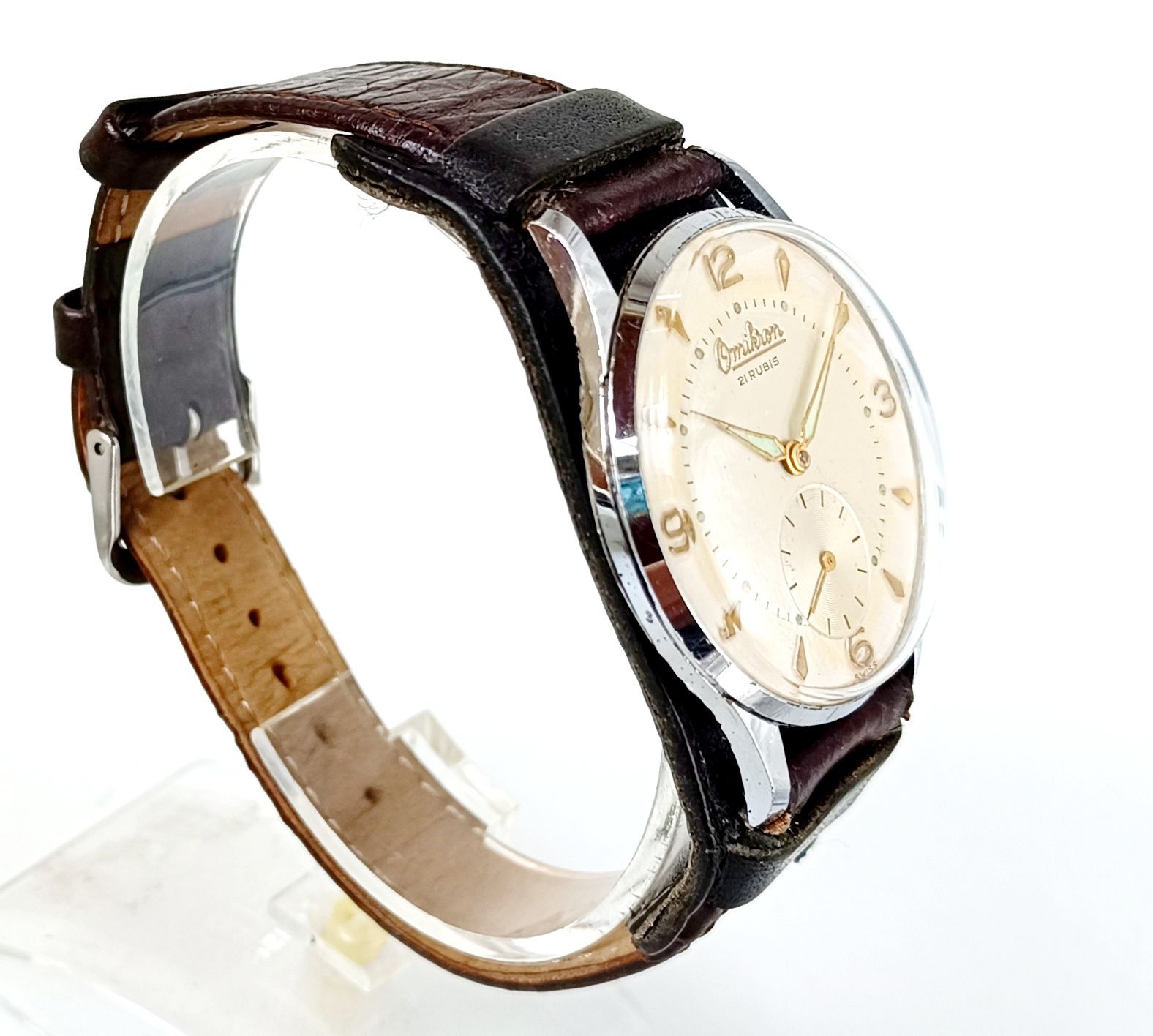 Omicron montre ancre 21 rubis - швейцарски часовник