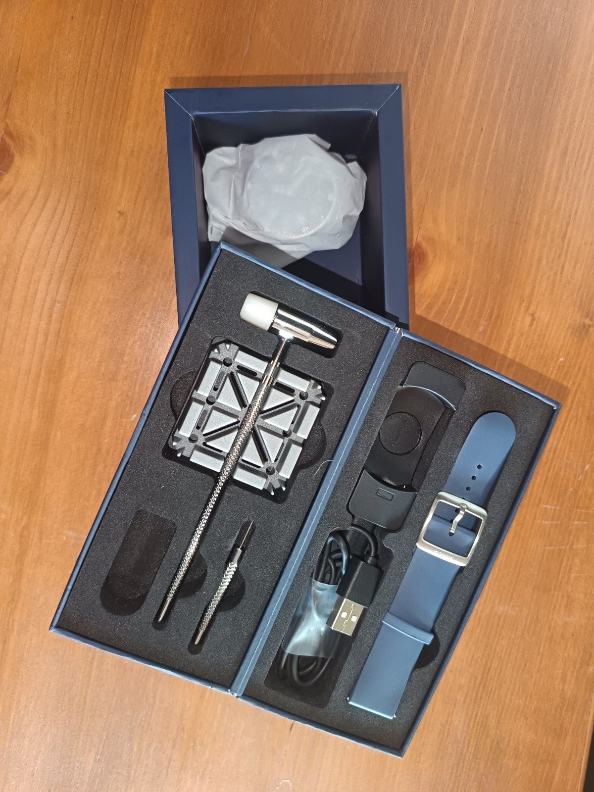 Smartwatch Withings Scanwatch Nova, 42mm, Albastru - produs nou