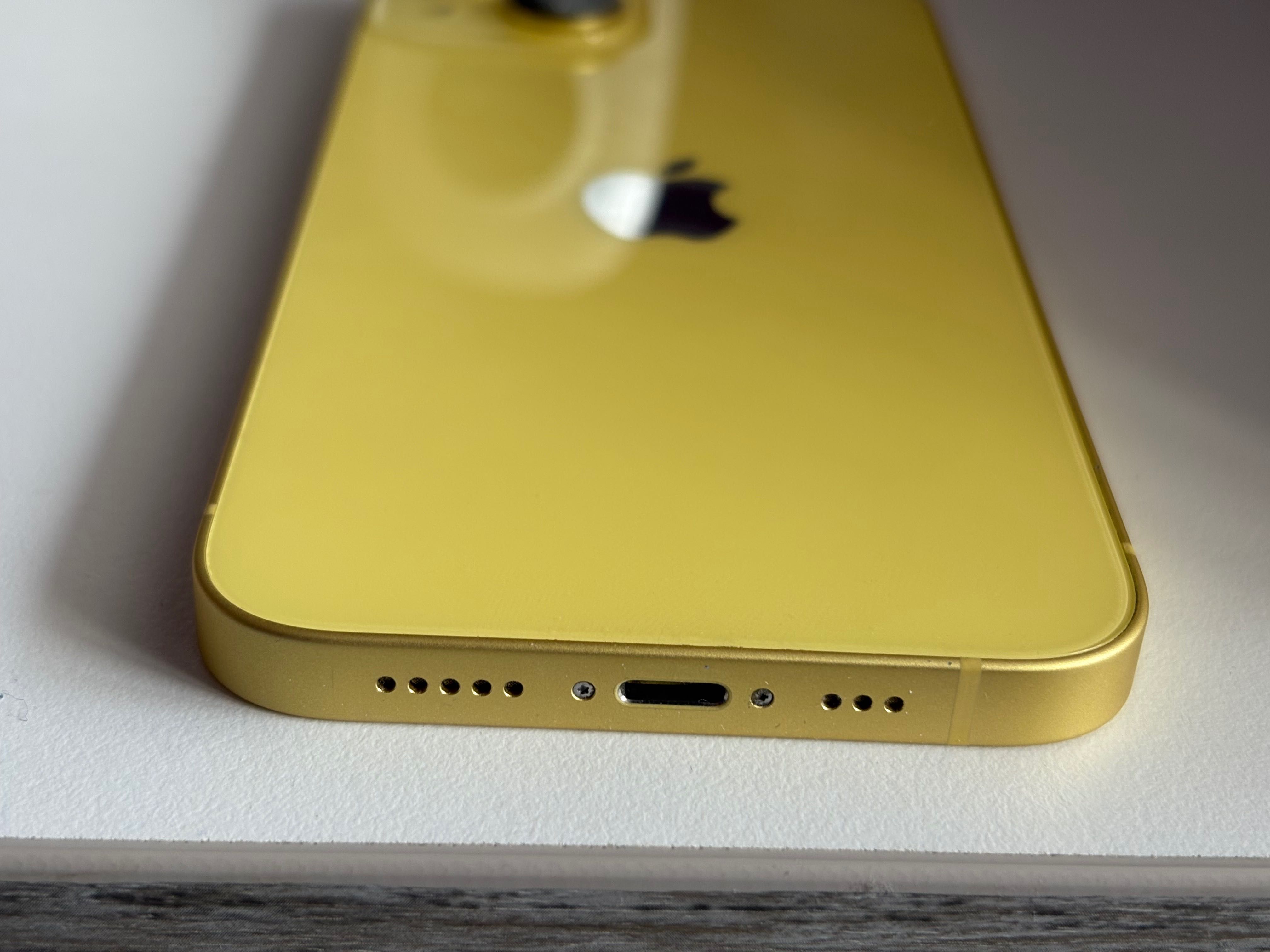 Смартфон iPhone 14  , 128GB жълт