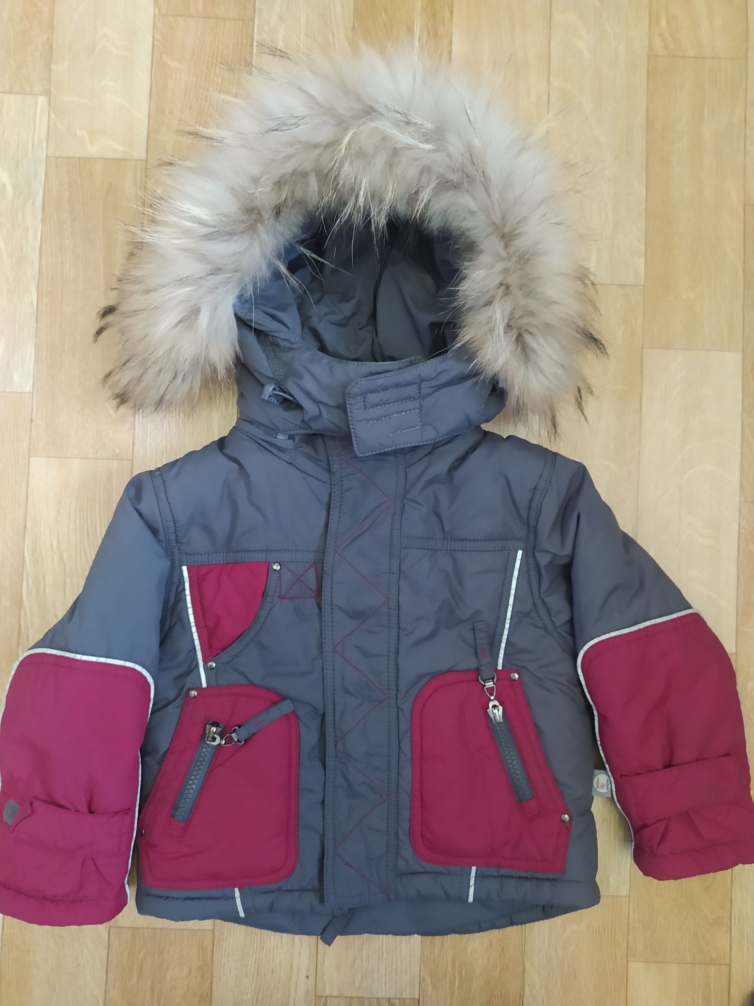 Зимний комплект куртка и полукомбинезон/штаны 80 р-р
