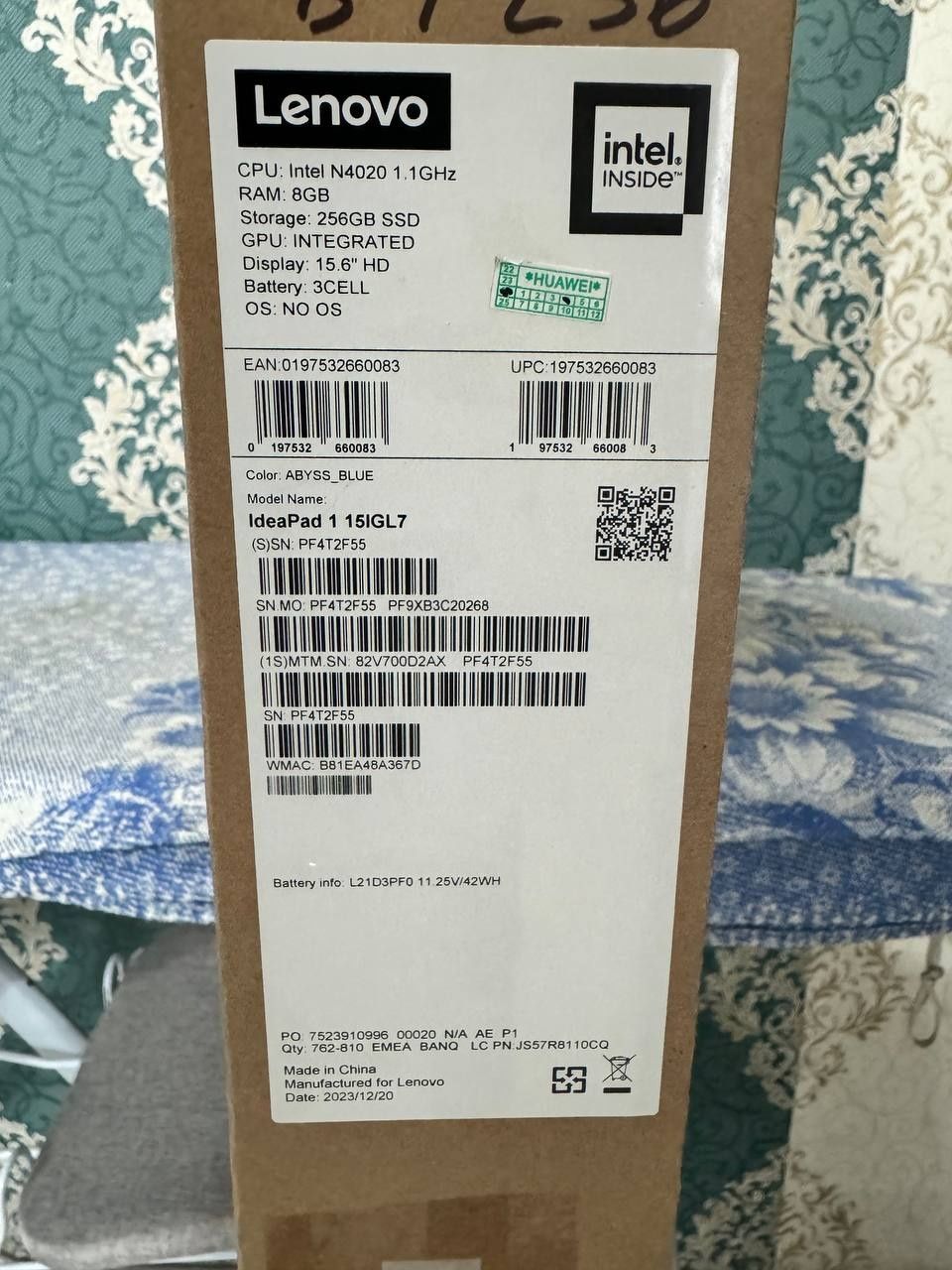 Noudbuk Lenovo 256
