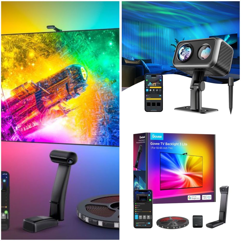 Govee Осветителни LED тела, ambilght, outdoor projector