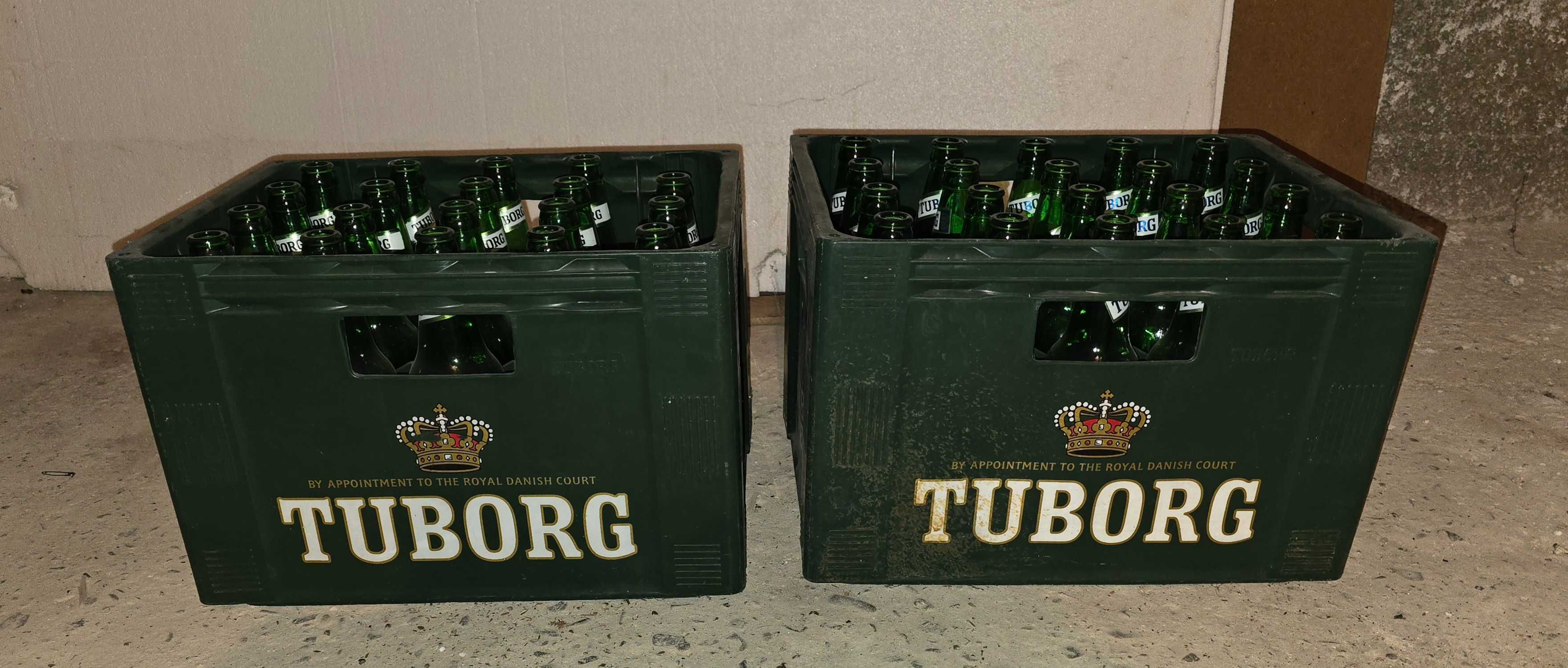 Navete de bere Tuborg cu sticle integral