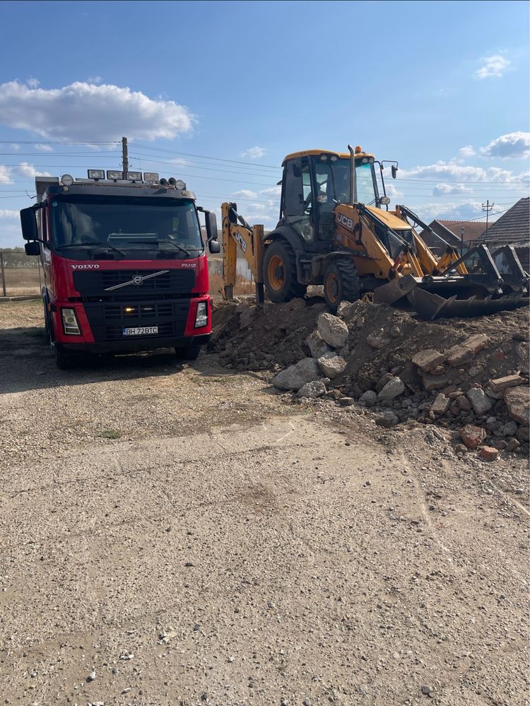 Prestari servicii 8x4 nisip pamant piatra balast/balastru margaritar
