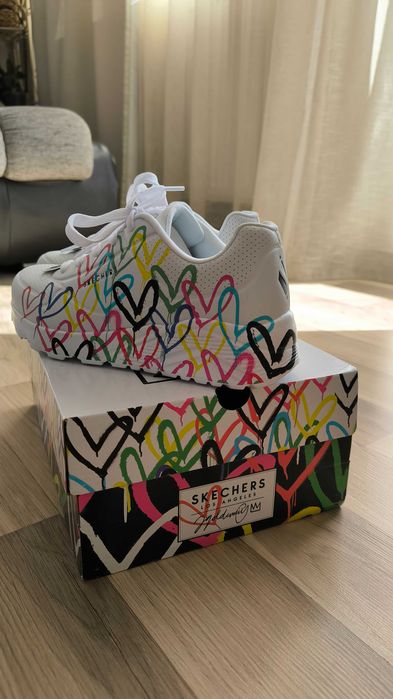 Сникърси Skechers Spread The Love 314064L/WMLT Бял