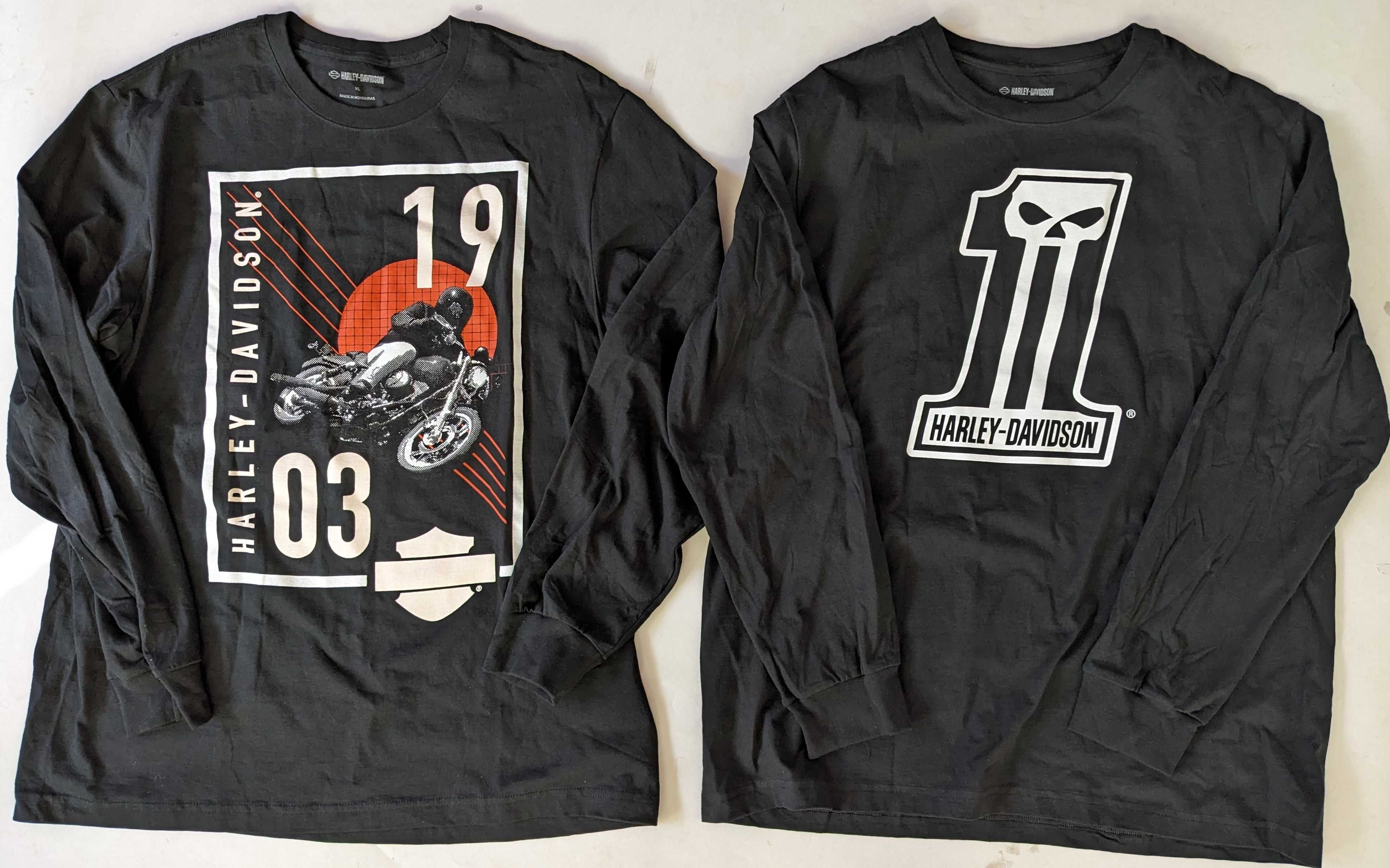 Harley Davidson Logo мъжка тениска дълъг ръкав 4 модела XL от Сащ