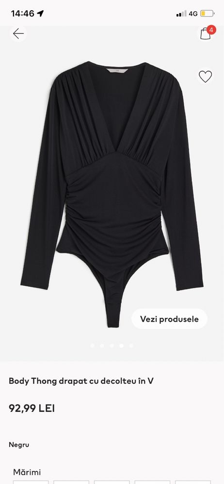 Body HM negru asos zara hm mango