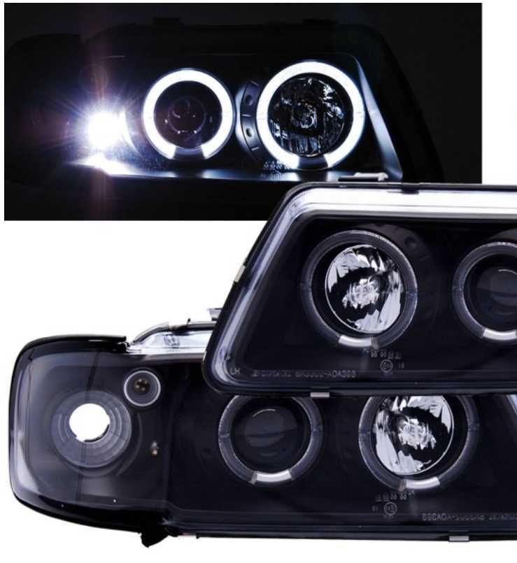 Фарове АУДИ А3 8Л 96-00 ЛЕД AUDI A3 8L LED Angle eyes Тъмни Тунинг