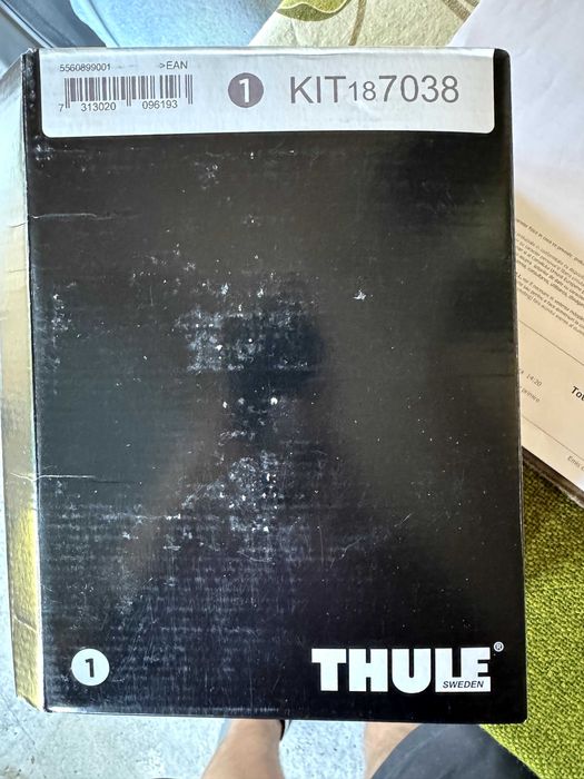 Vand bare transversale Thule Mercedes C class W205 (Sedan)