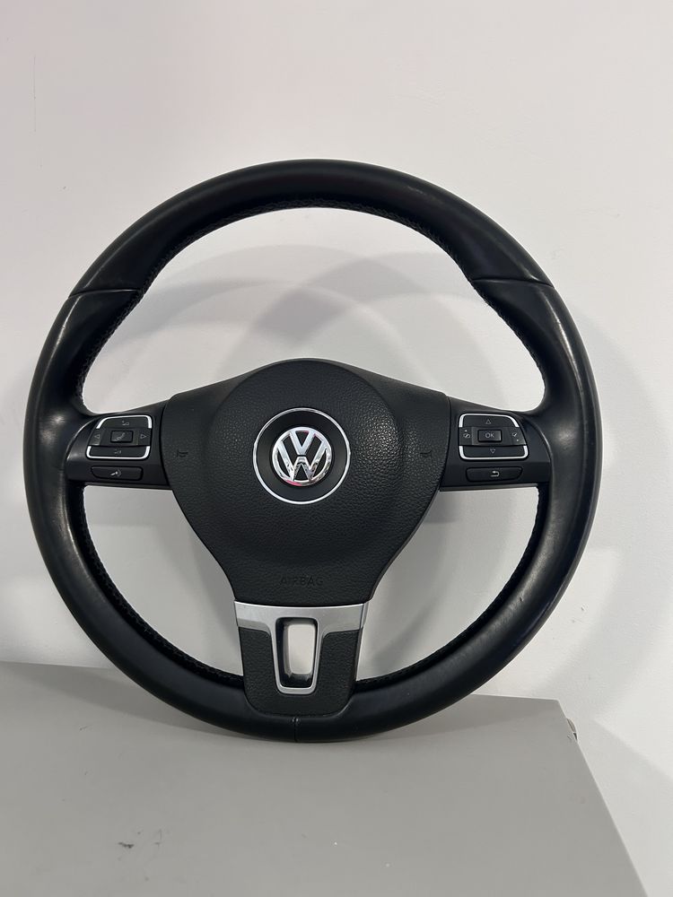 Volan din piele cu airbag Vw Golf 6