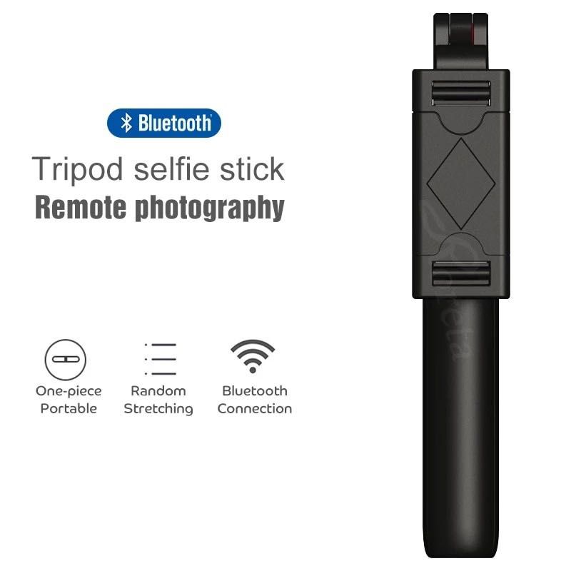 ХИТ Безжичен селфи стик трипод монопод с Bluetooth за телефон камера