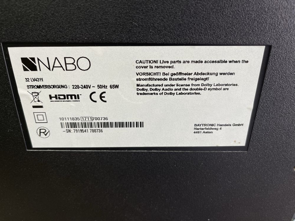 Телевизор NABO LED 32” - 32LV4311