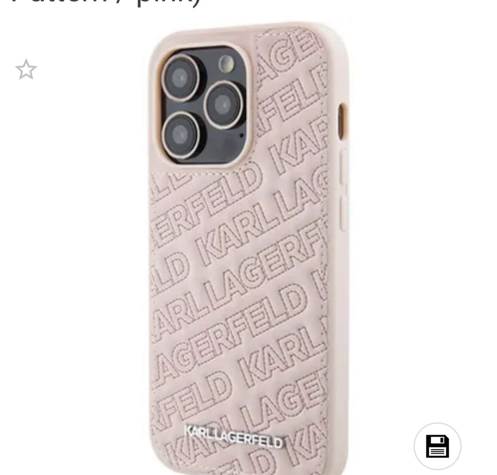 Huse originale Karl Lagerfeld DKNY  iPhone 15 Pro Max