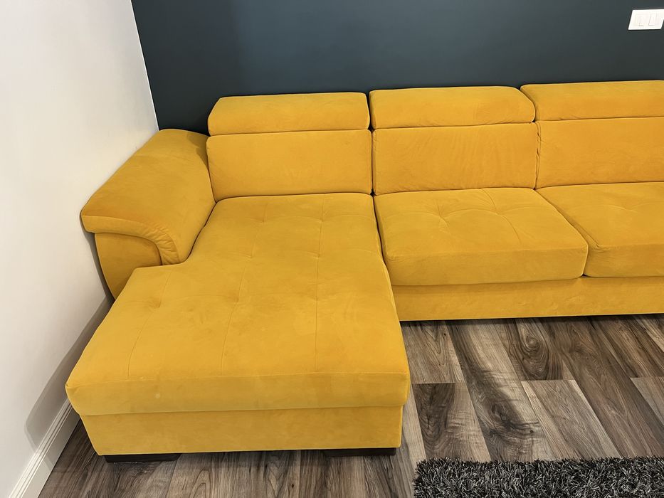 Coltar extensibil cu lada asternut si tetiere