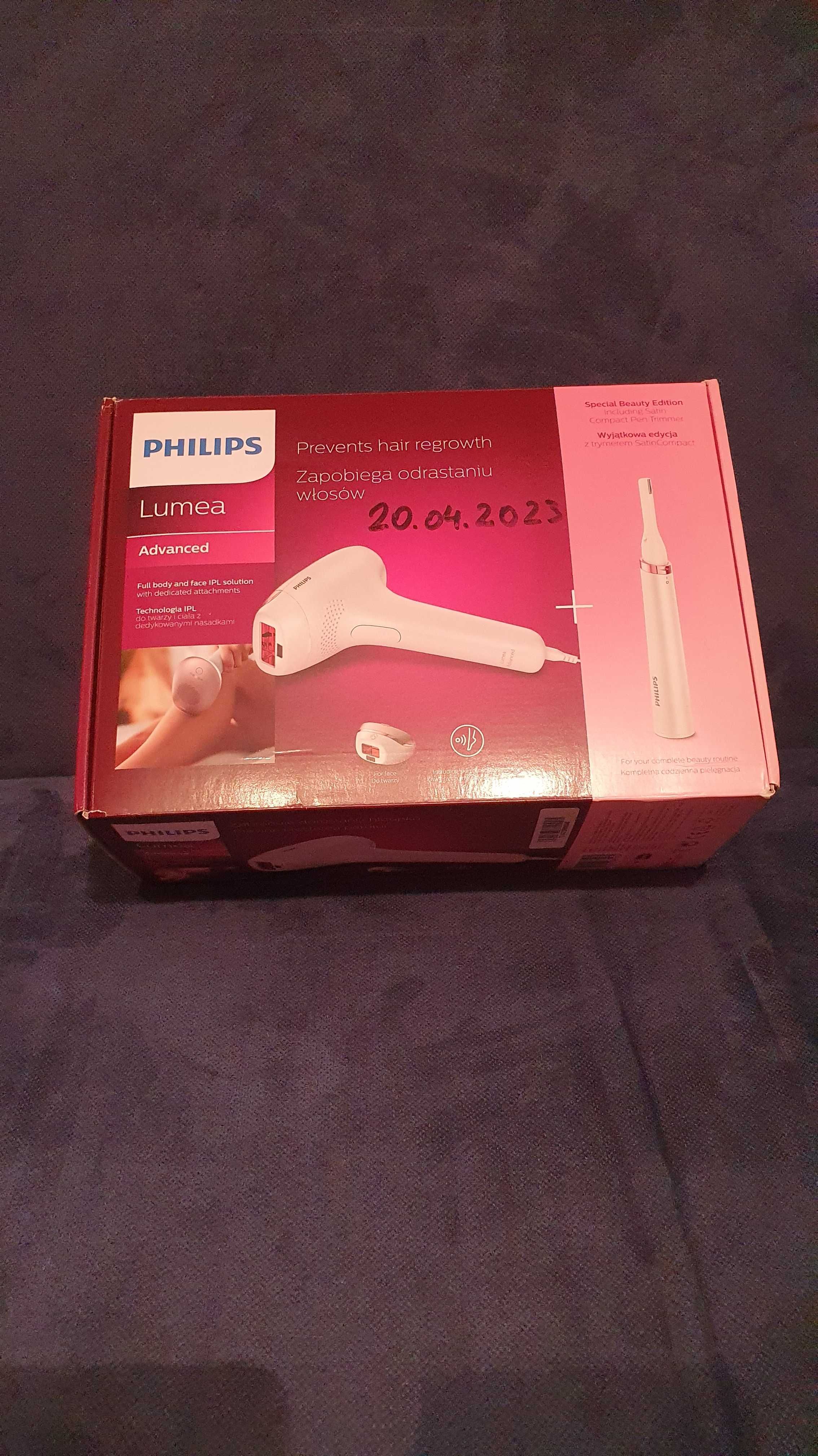 Epilator IPL PHILIPS Lumea Avanced BRI921/00,250.000 IMPULSURI+trimmer