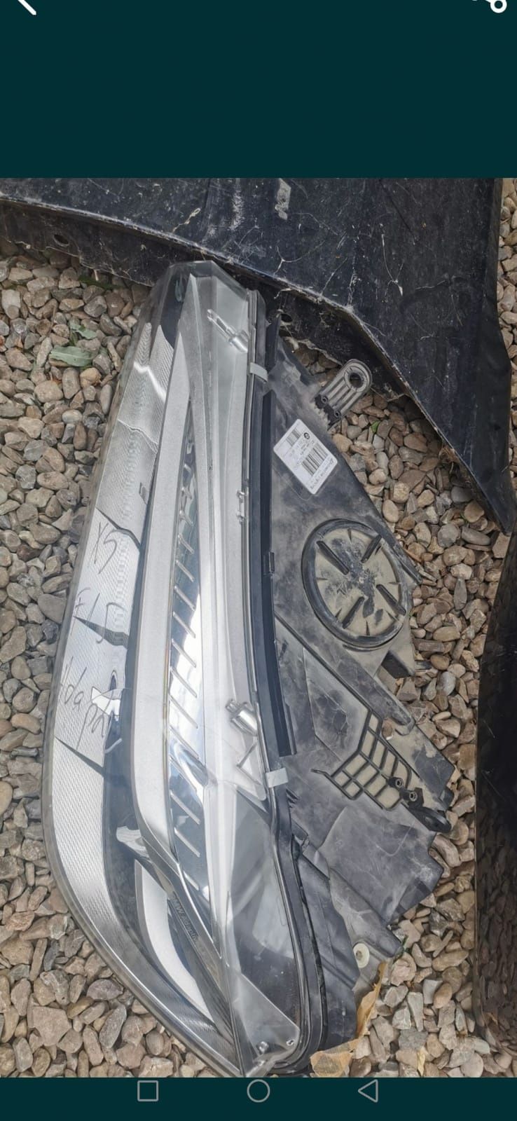 Bara fata aripa proiector far full led adaptiv BMW X5 F15 M-Paket