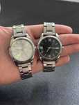 ceas silver metallic alb&negru