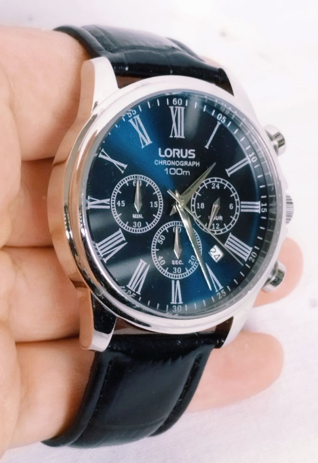 Ceas barbates Lorus Sports by Seiko VD053-X083, cronograf, cu Quartz